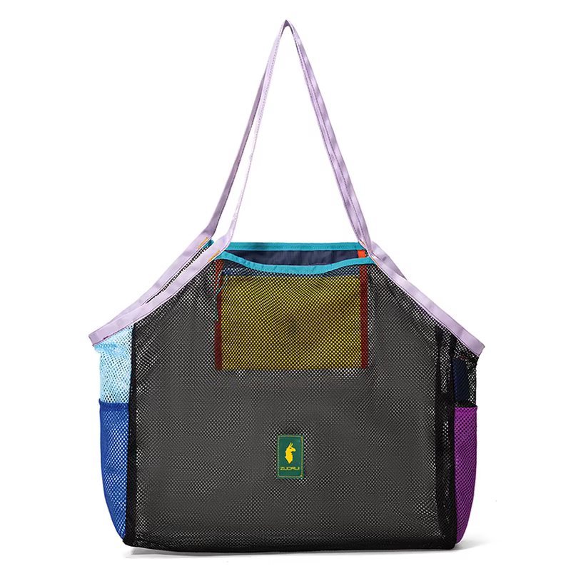 Sac fourre-tout en maille grande capacité pour adultes