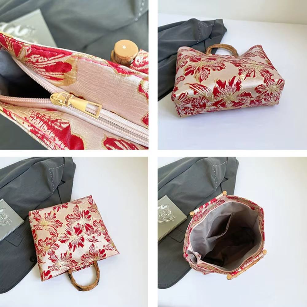 Sac fourre-tout en toile jacquard