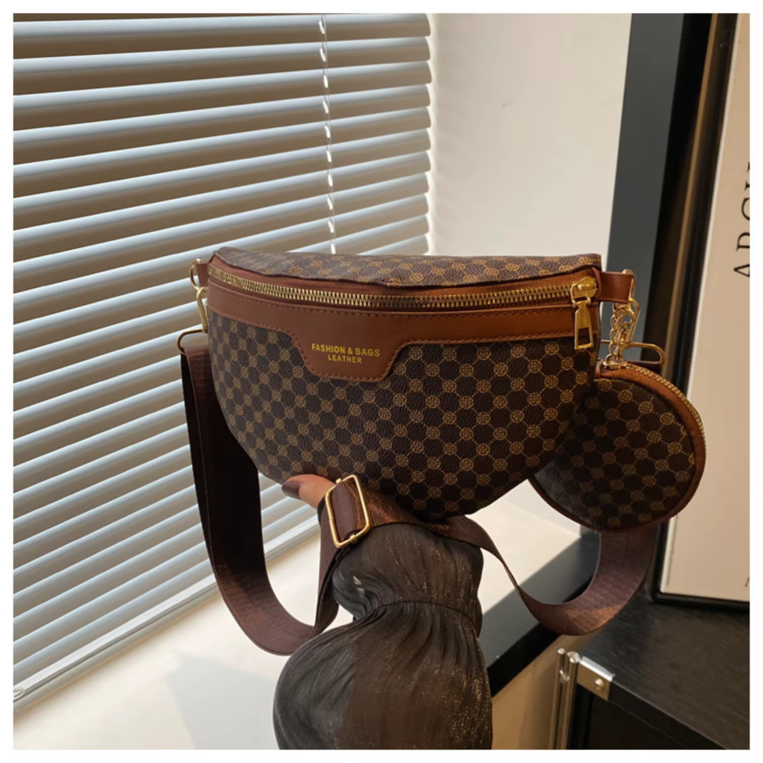 Sac à main vintage fleuri de haute qualité
