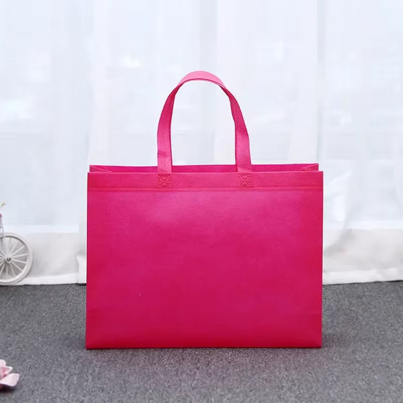 Sac à provisions en toile pliable réutilisable pour femme