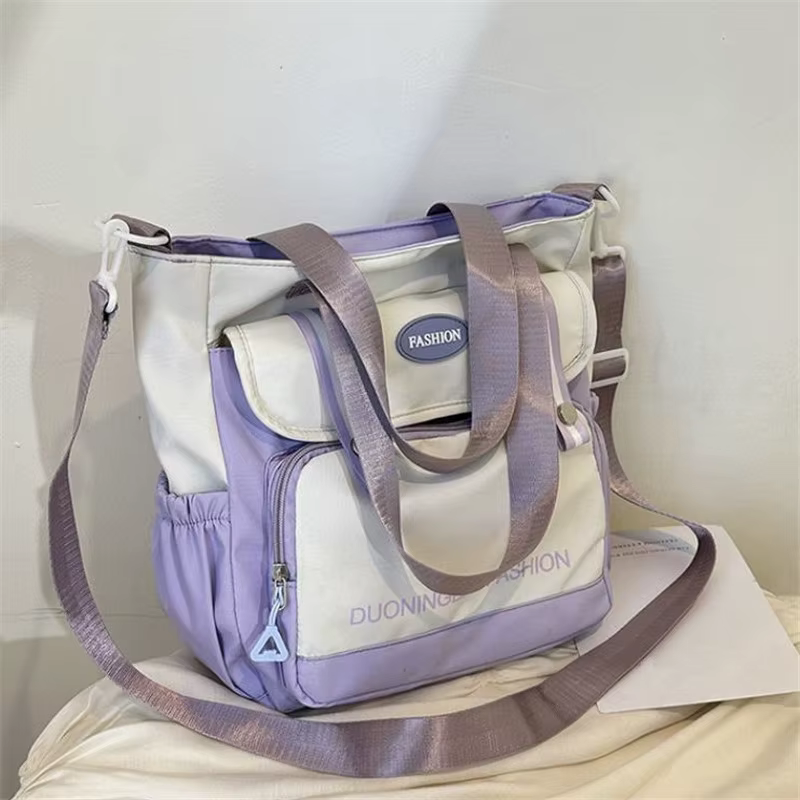 Sac fourre-tout pour femmes, sac à main quotidien de grande capacité, sac à bandoulière seau de voyage, sac messager à la mode, sacs d'école de Camp