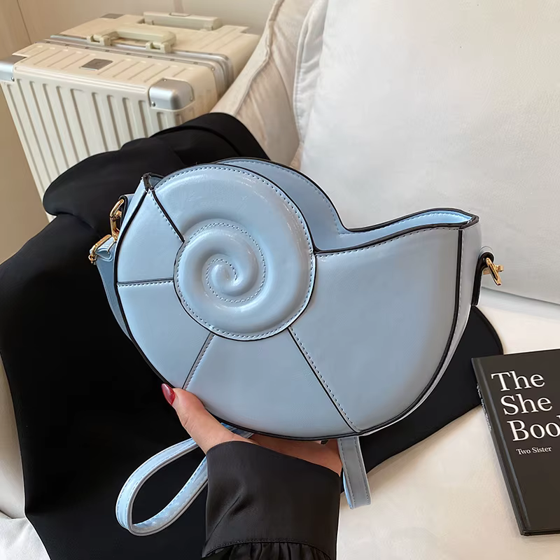 Conque Niche Design créatif sac à bandoulière femmes amusant sac à main porte-monnaie dames filles décontracté escargot