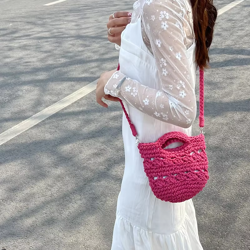 Sac à main en crochet pour femme