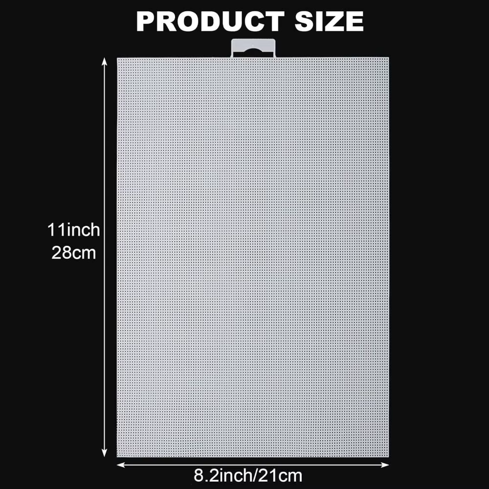 Bricolage artisanat 14CT sac maille grille plastique 28x21CM