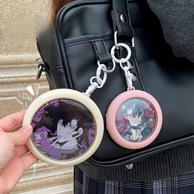 Étui porte-Badge Anime en Silicone transparent, sac Ita en PVC, accessoire pour affichage de broches, pochette de rangement mignonne à collectionner pour épingles en émail