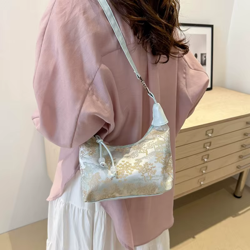 Nouveau Style chinois broderie Fine dames sacs à main 2025 été mode sac à bandoulière