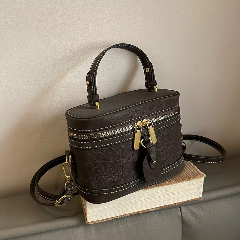 Sac à main polyvalent pour femme à motif pierre
