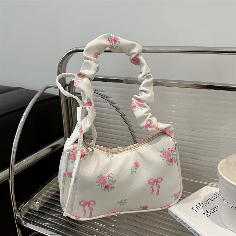 Sac en toile à fleurs douces et douces pour femmes