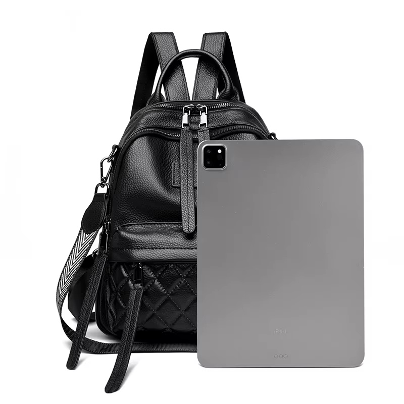 Sac à dos en cuir de vachette tendance