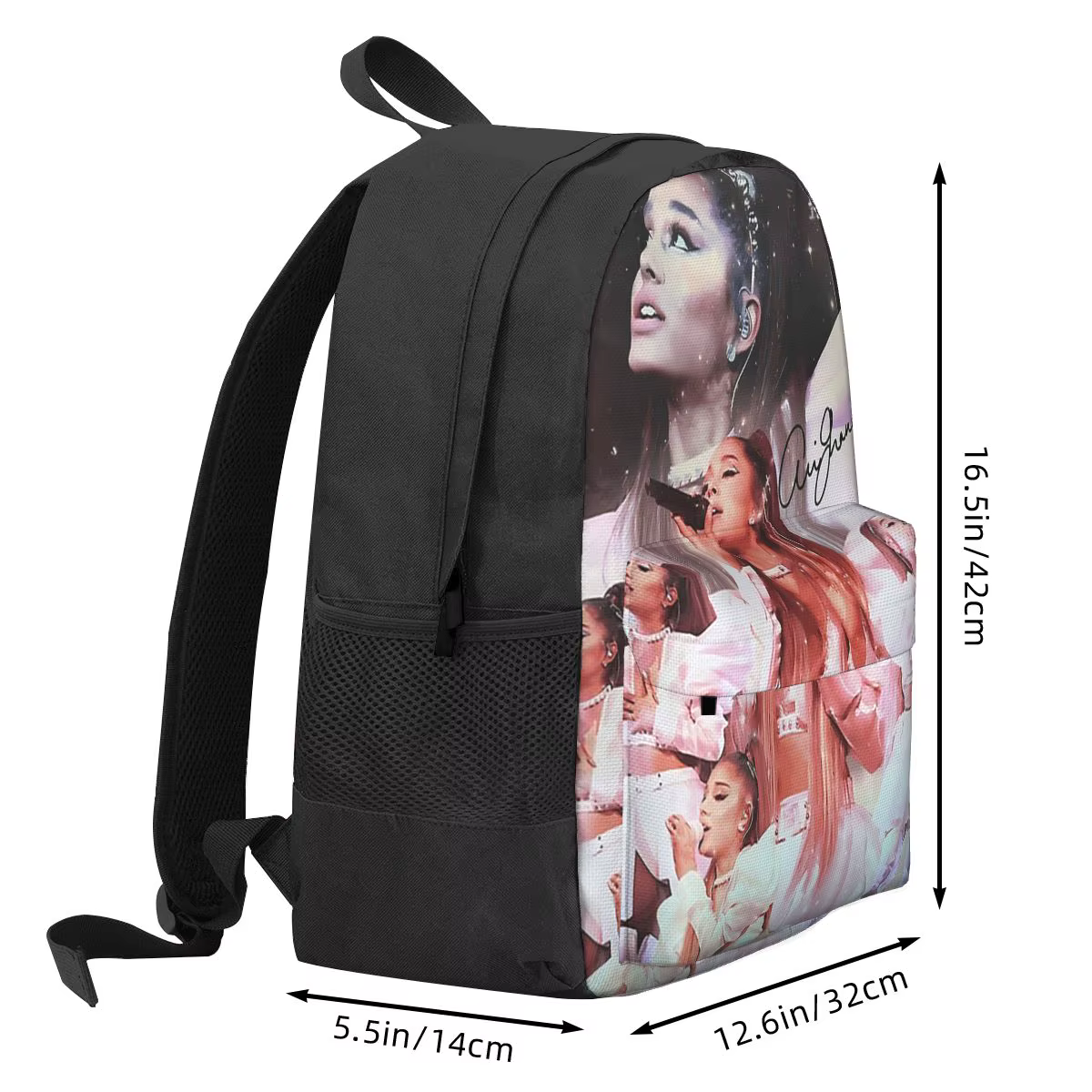 Musique R et B le meilleur chanteur Ariana Grande sacs à dos garçons filles Bookbag étudiants