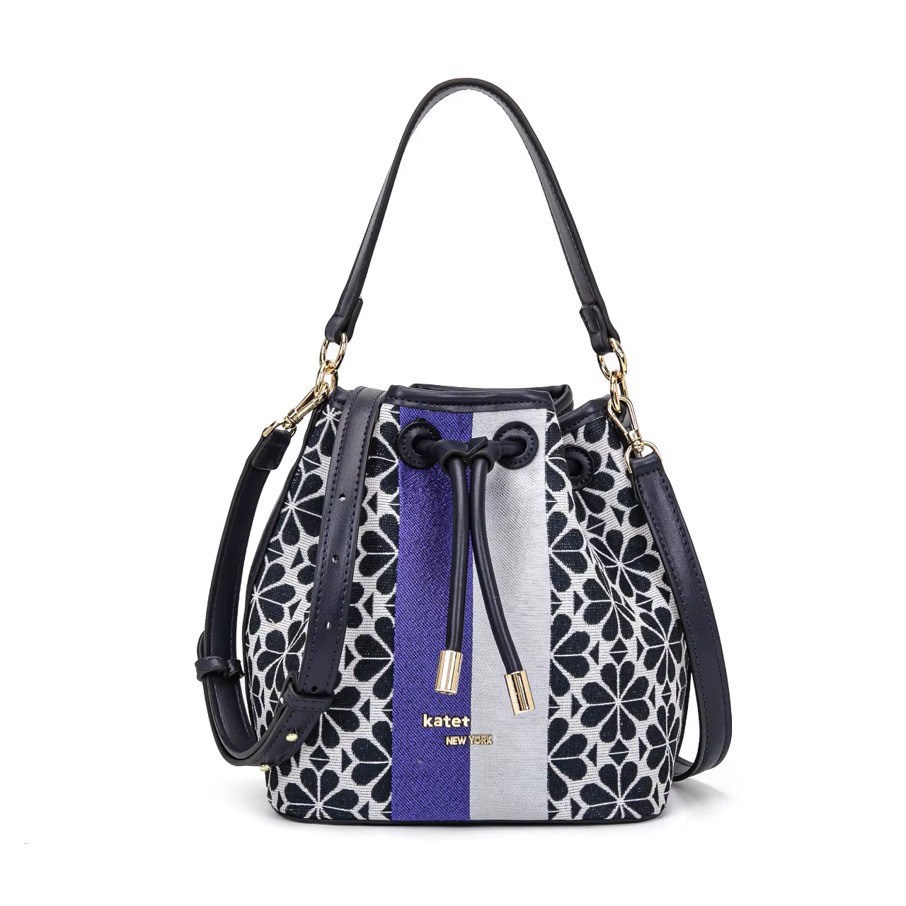 Sac fourre-tout rayé grande capacité pour femme