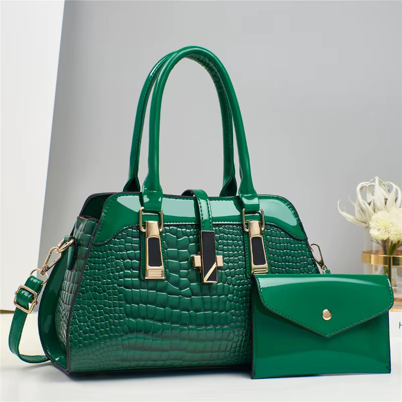 Sac à main classique motif Crocodile pour femmes