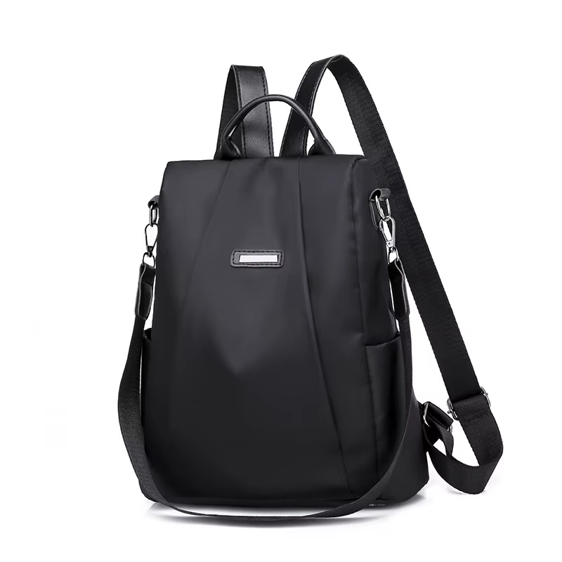 Nouveauté vente chaude femmes kaki moyen sac à dos sac à main imperméable en Nylon Anti-vol sac à dos léger sac à bandoulière