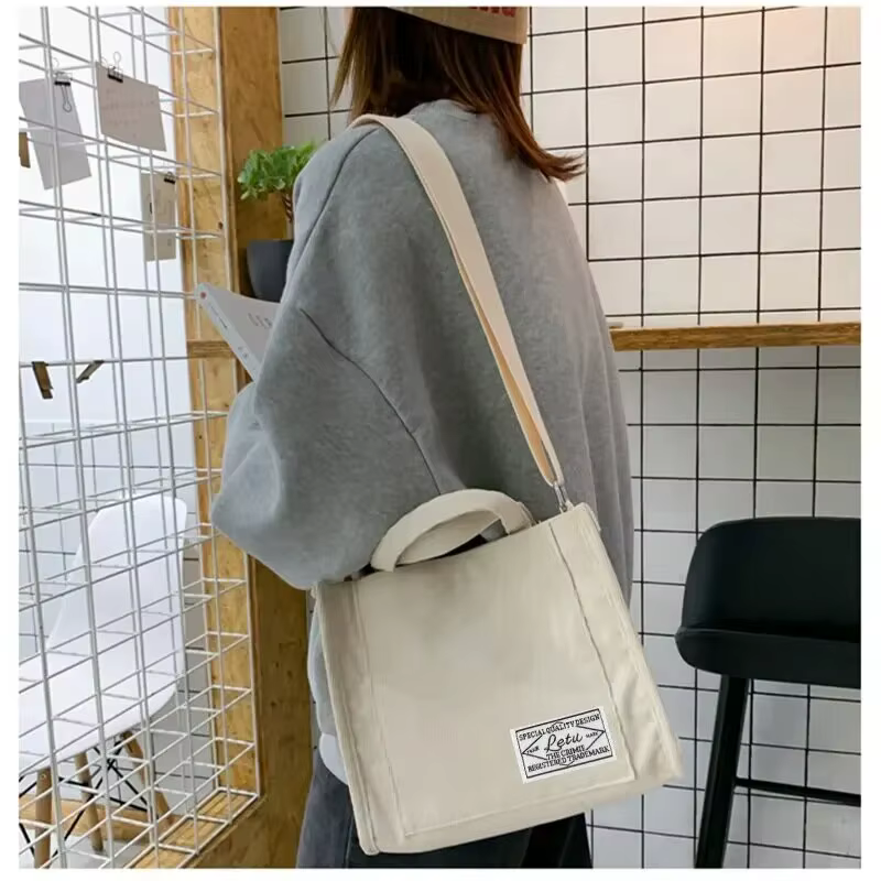 Rilibegan sac à bandoulière pour femmes nouveau Style Simple velours côtelé Portable grande capacité sac Ins mode tendance petit sac à main carré