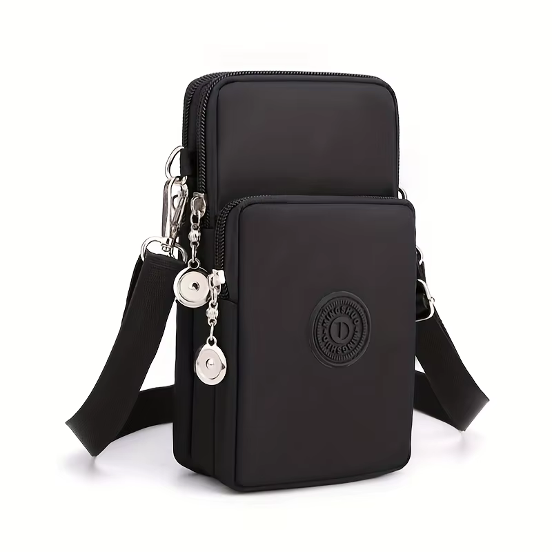 Sac bandoulière élégant beige multi-poches