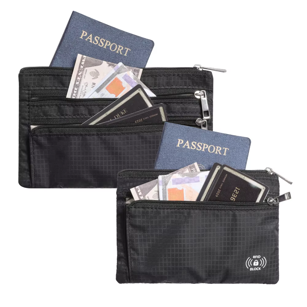 Ensemble de pochettes pour passeport RFID