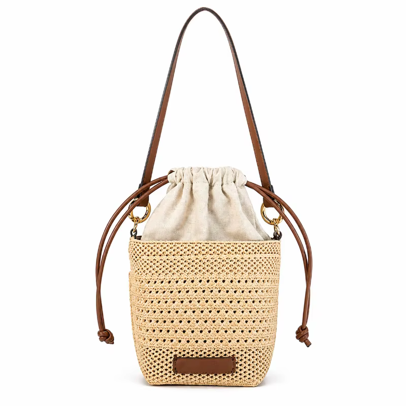 Sac à bandoulière Boston en cuir texturé litchi pour femme