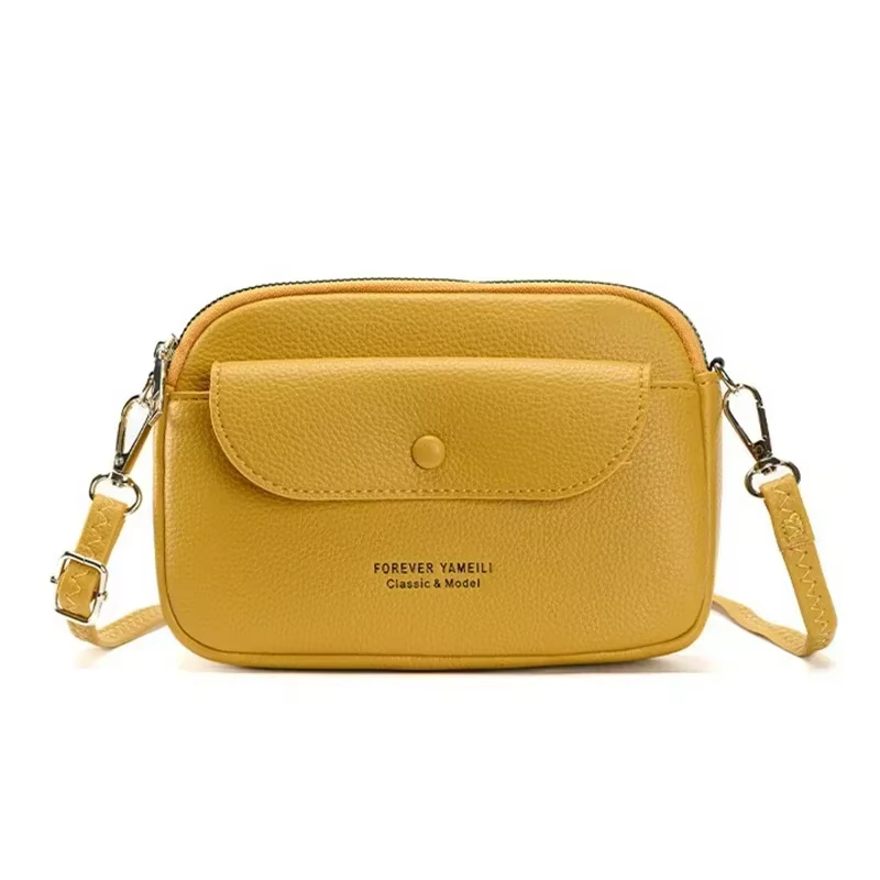Mini Sac Femme 2026 NOUVEAU Sacs à Bandoulière pour Femmes Petit Sac Carré Noir Vert Blanc Gris Rose Jaune Abricot Bolso Mujer
