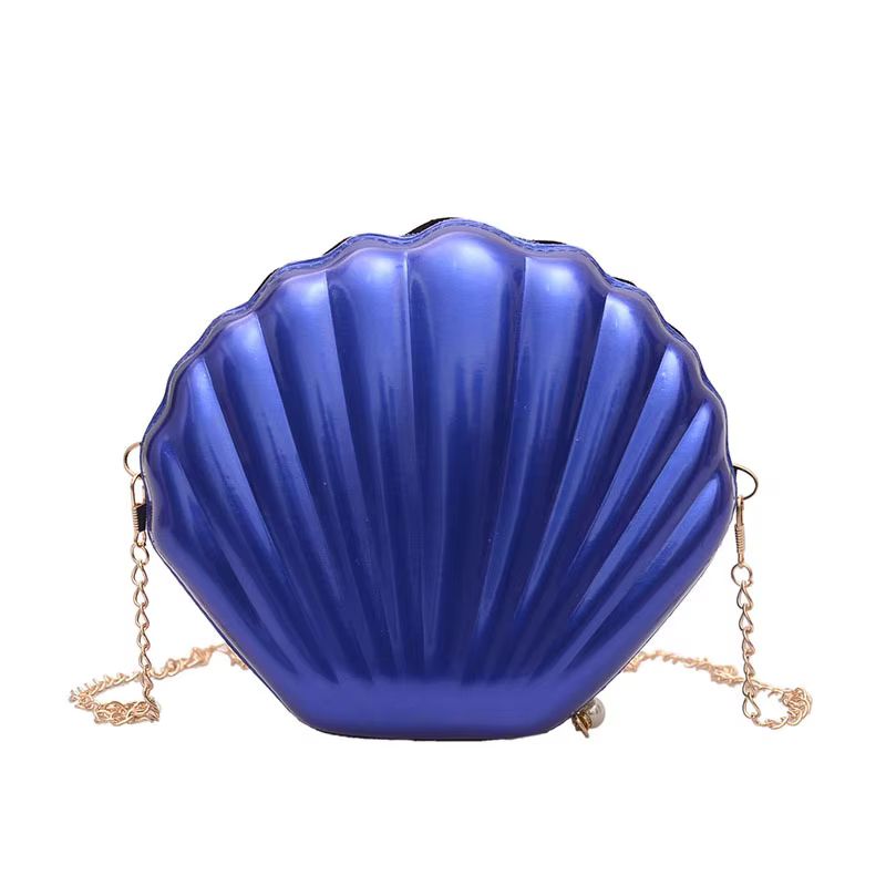 Mode femmes sacs à bandoulière coquille sac chaîne mignon paillettes petit sac téléphone argent pochette fermeture