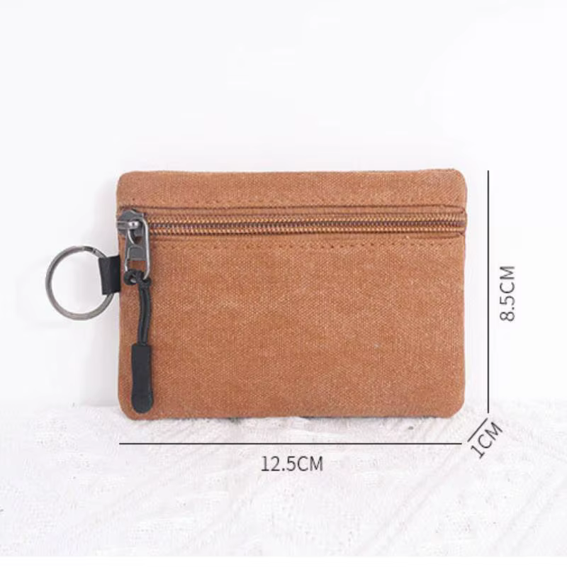 Mini porte-monnaie en toile