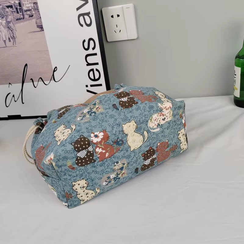 Sac à main en toile imprimée à la mode