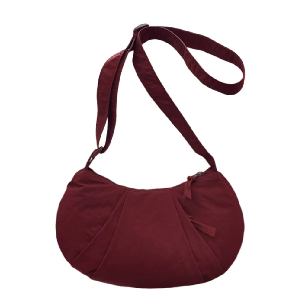 Sac à bandoulière de couleur unie
