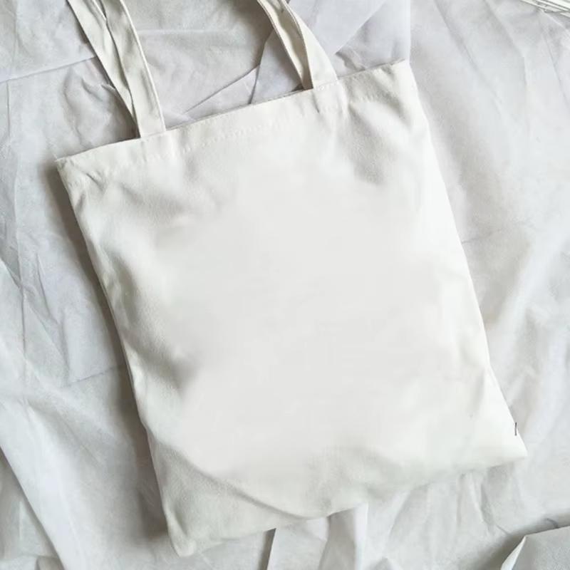 Sac fourre-tout en toile de couleur unie des années 90