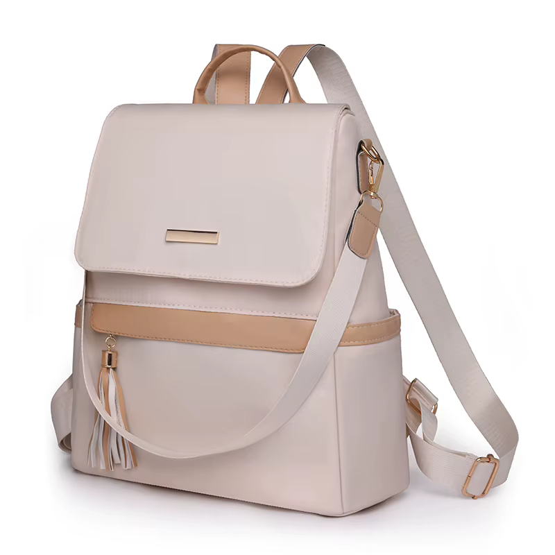 1 sac à dos classique antivol de taille moyenne avec des bretelles réglables noires minimalistes