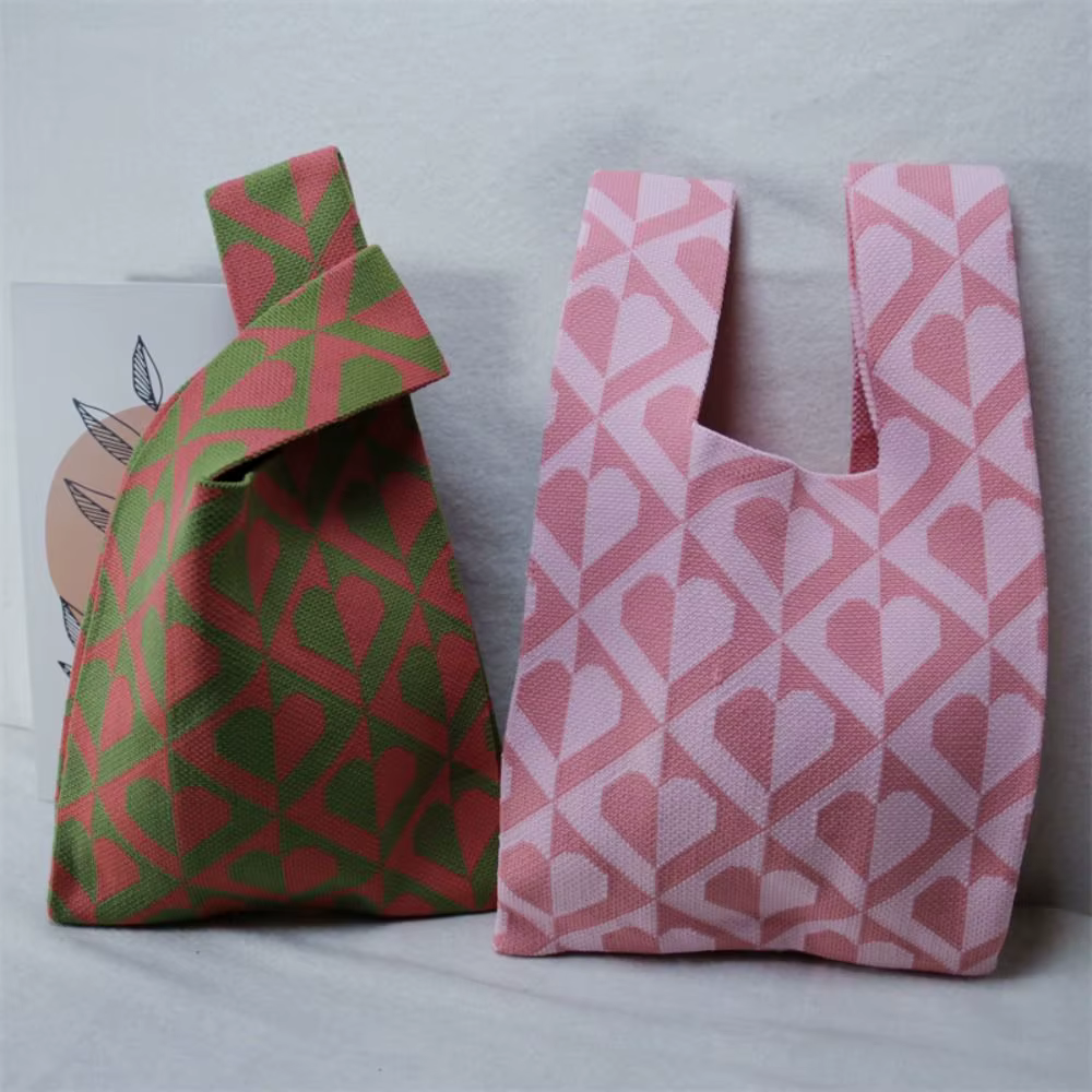 Sac à Main en Tricot de Grande Capacité