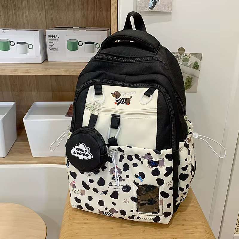 Sac à dos tendance style universitaire pour adolescentes