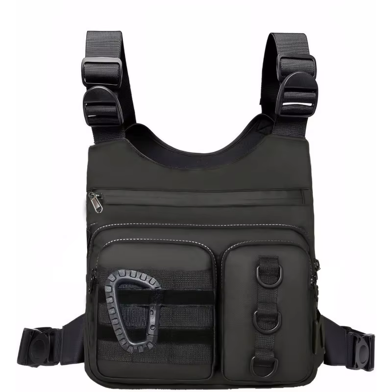 Sac de poitrine - Sac gilet léger et de grande capacité