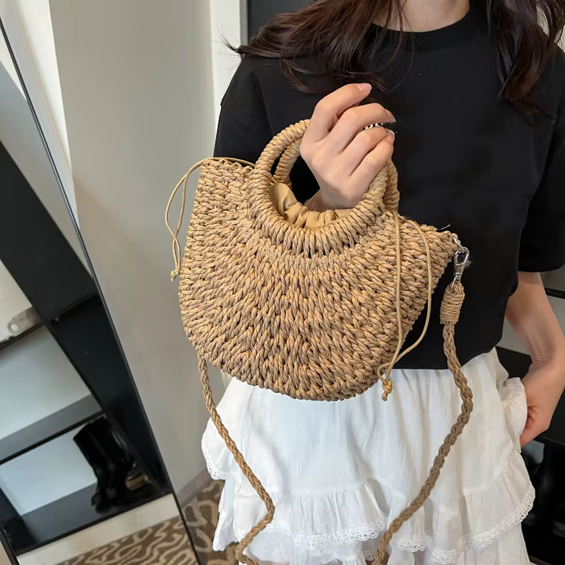 Sac à main en paille de Style bohème