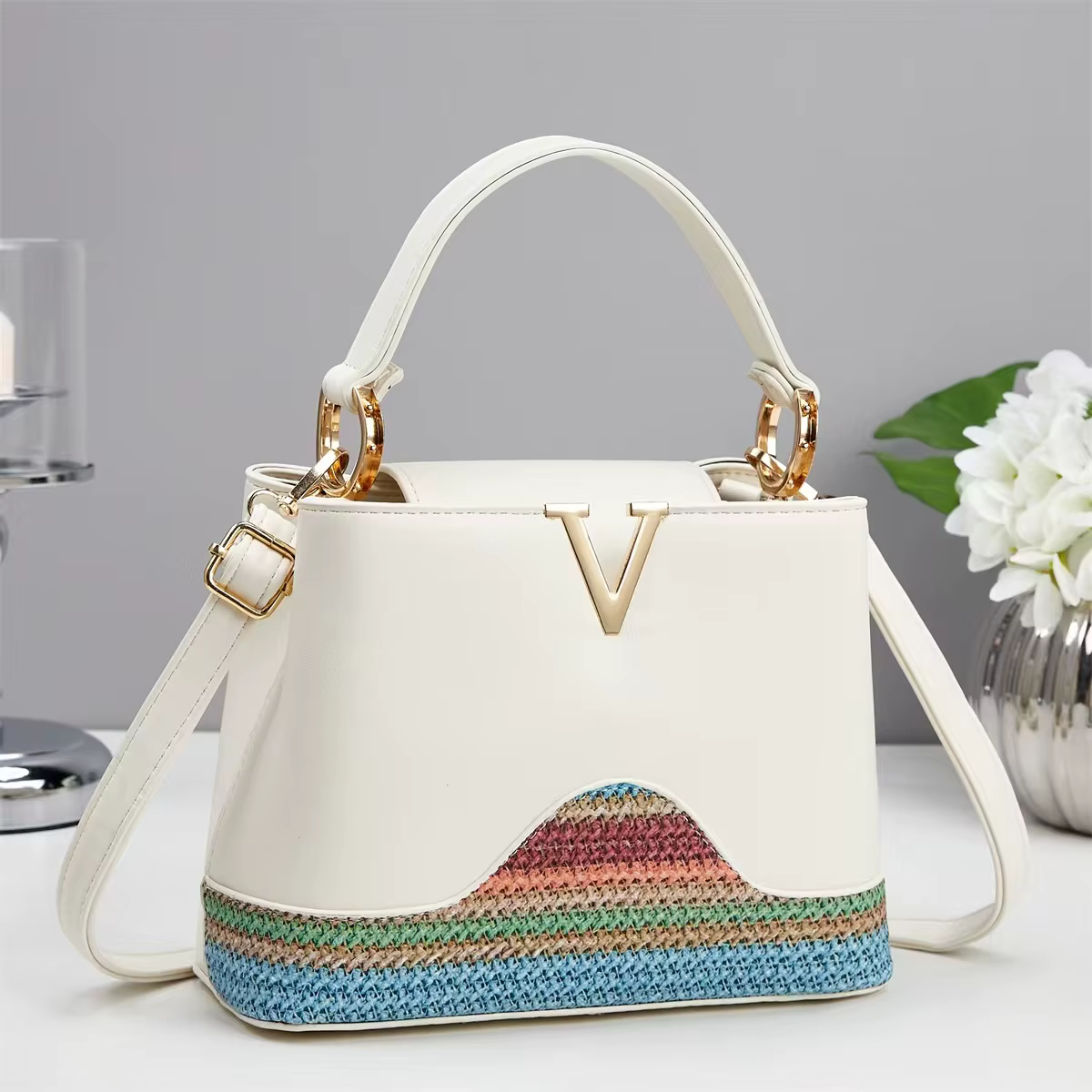 Sac à bandoulière en cuir pour femmes