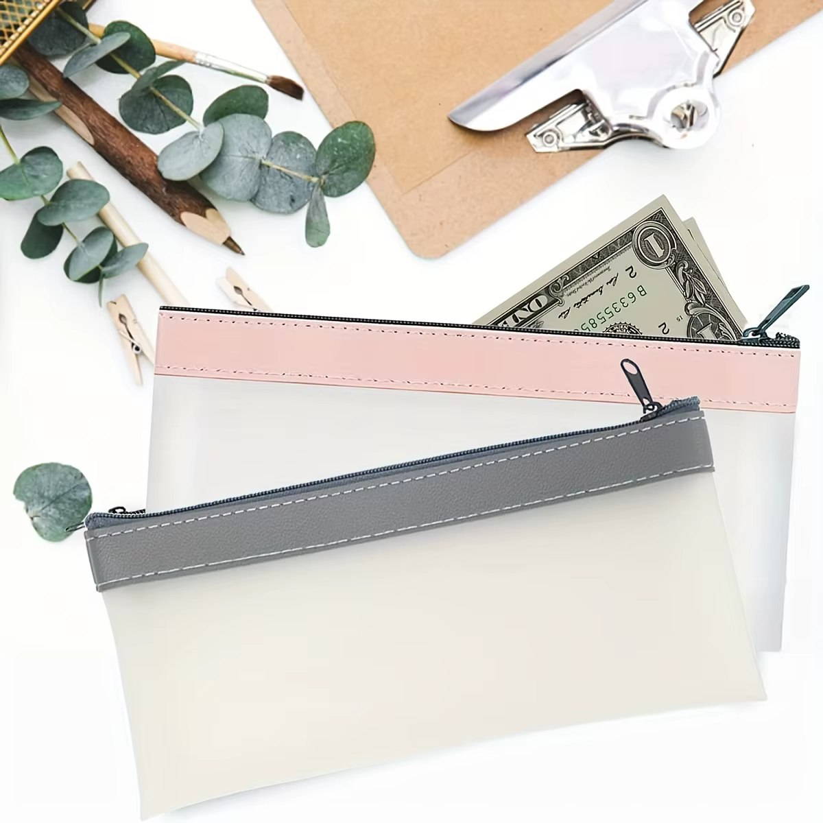 Pochette à monnaie à fermeture éclair