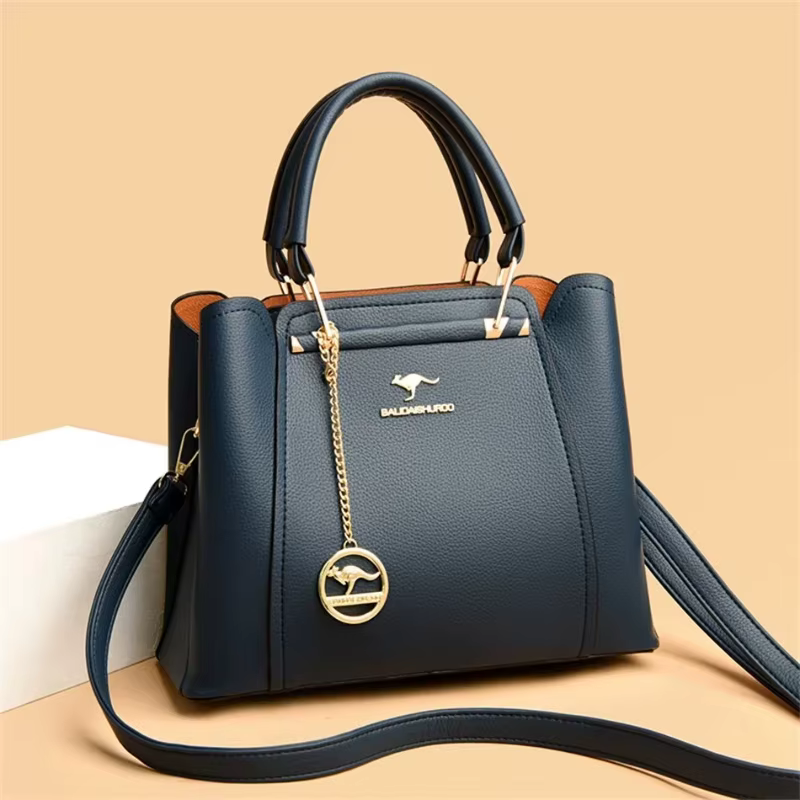 Sac fourre-tout en cuir souple de grande capacité pour femme