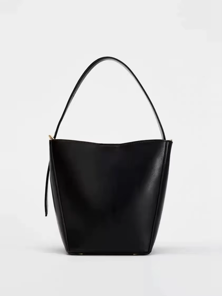 Sac à bandoulière tendance en forme de seau pour femme