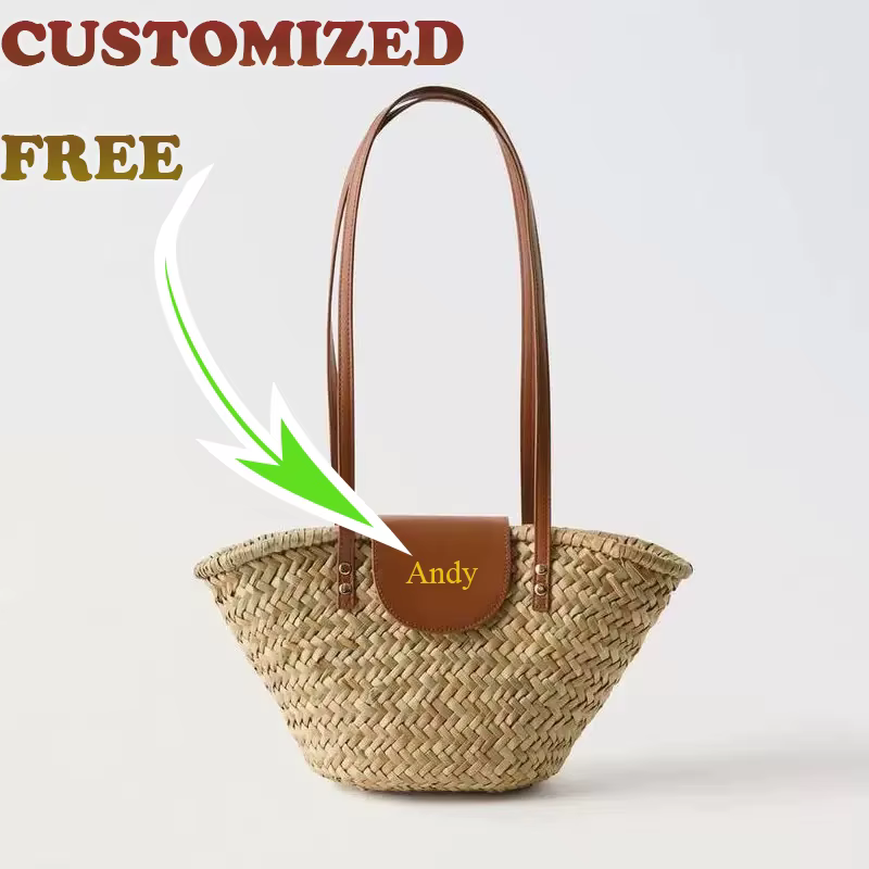Impression gratuite nouveaux sacs de paille naturelle