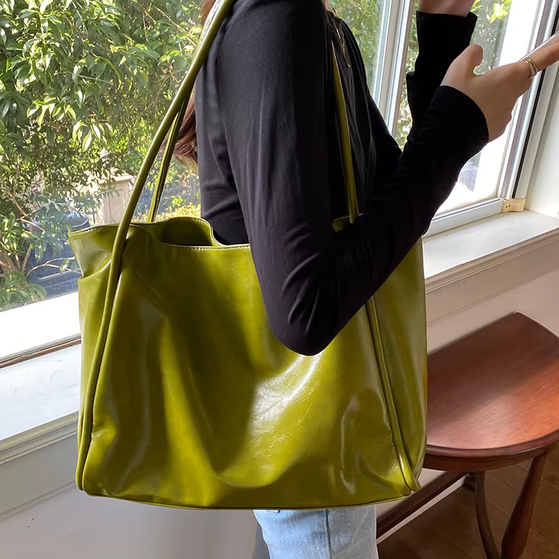 Sac à main Vintage vert pour femmes