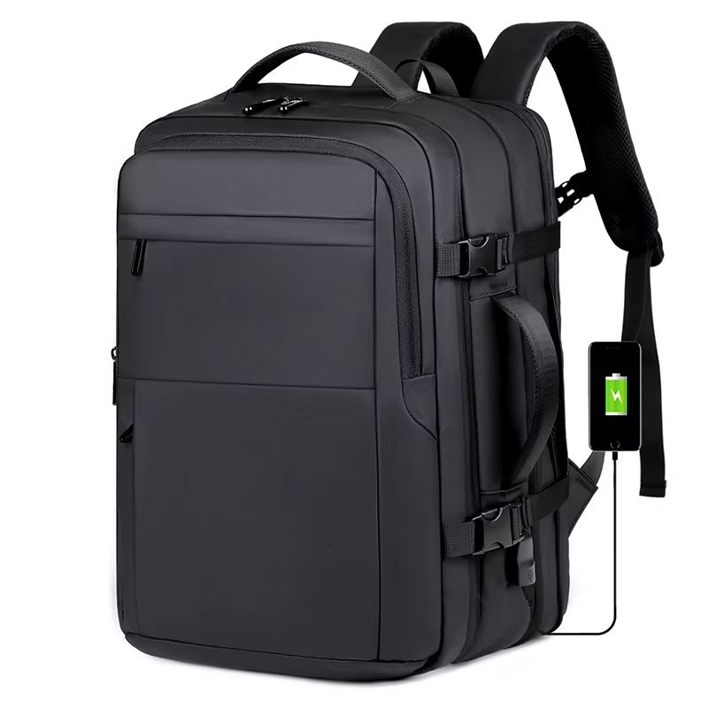 Sac à dos extensible hydrofuge avec compression sous vide