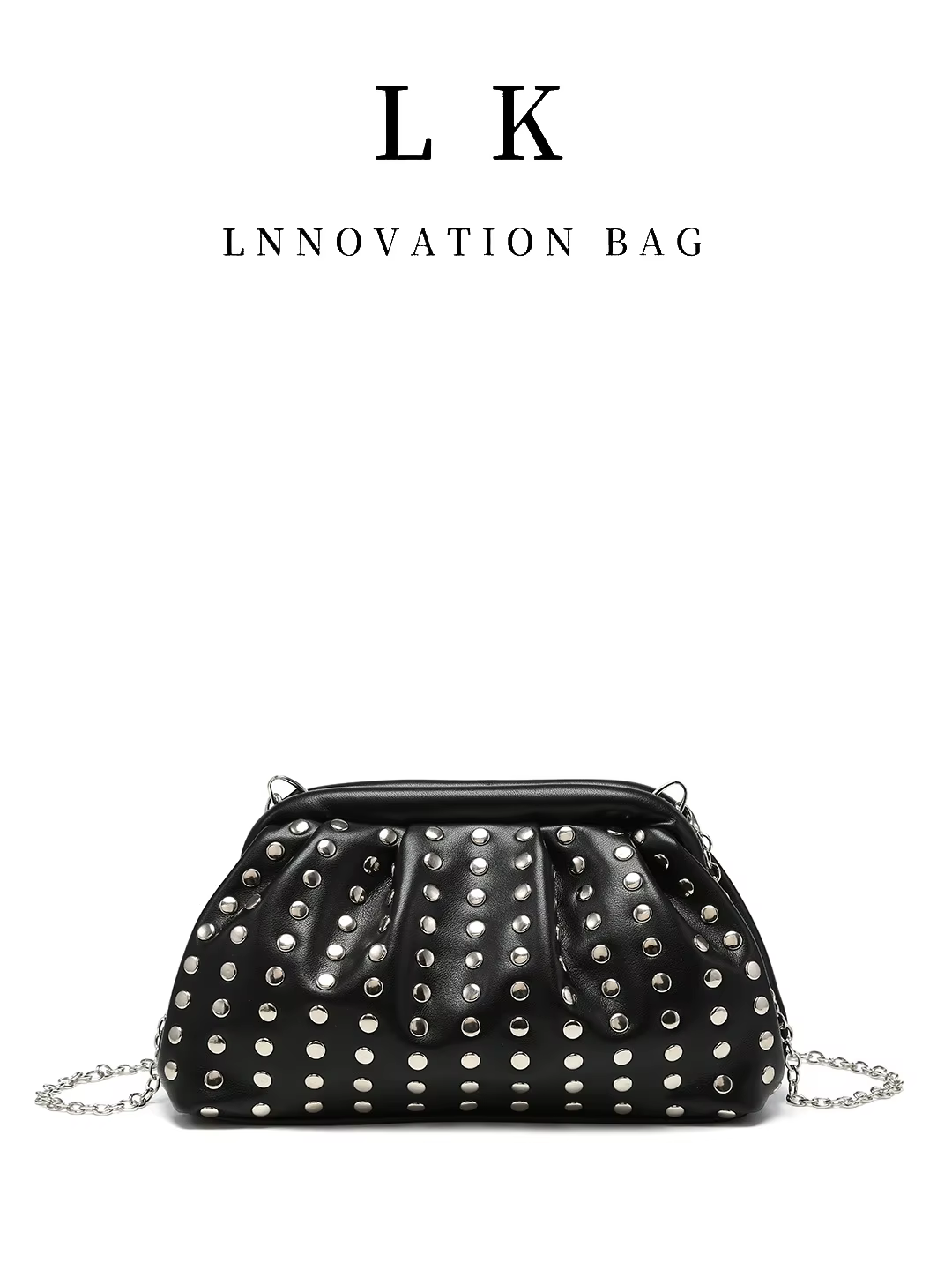 Sac à rivets Design de niche Sac à coque punk Sac nuage