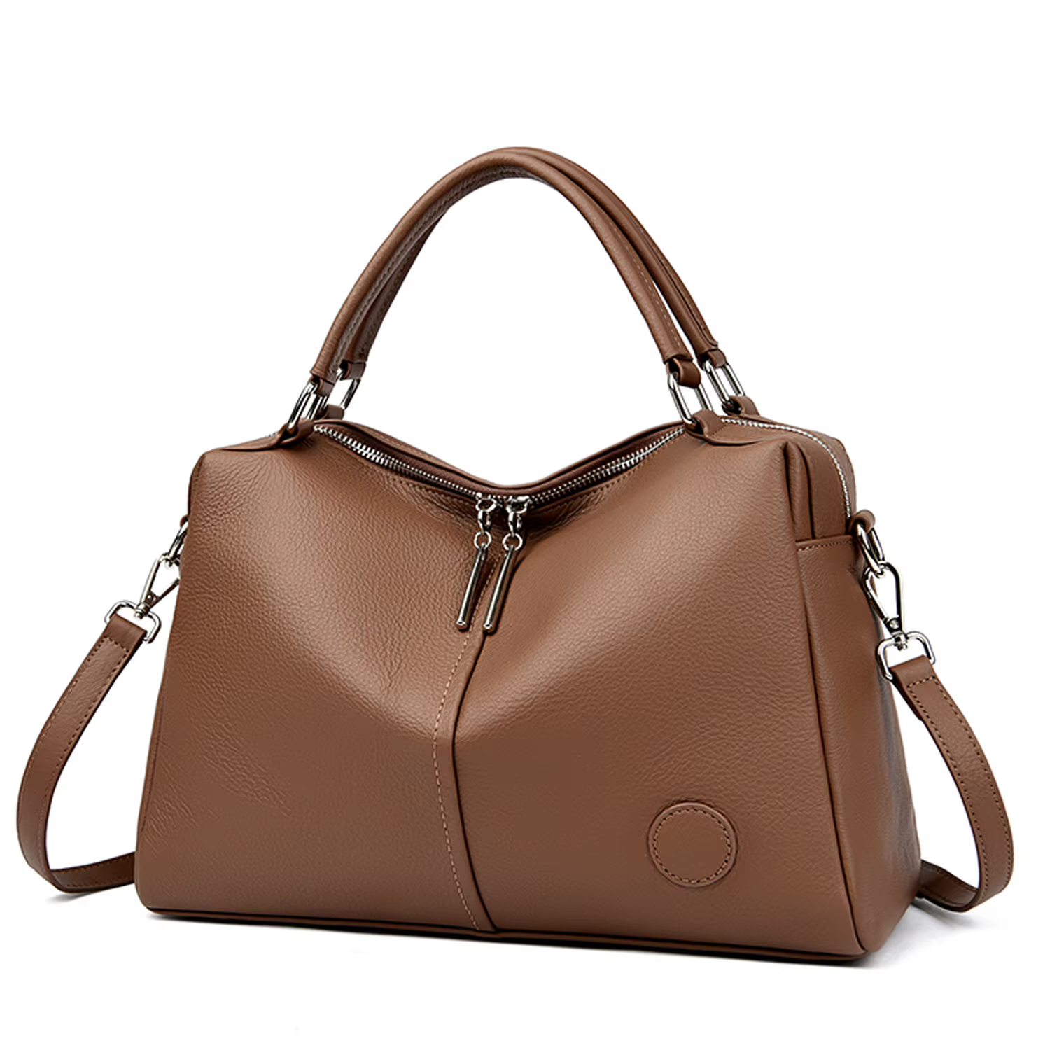 Sacs de marque originaux en cuir véritable ciré à l'huile
