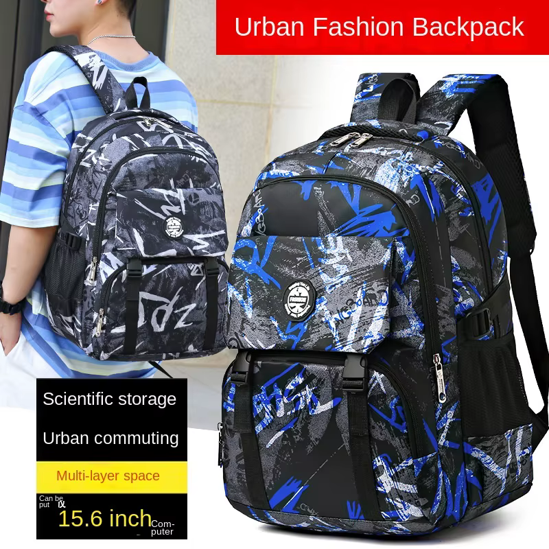 Sac à dos imprimé couleur Cool