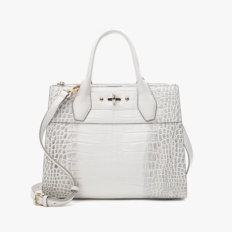 Sac à main de luxe en cuir véritable pour femme