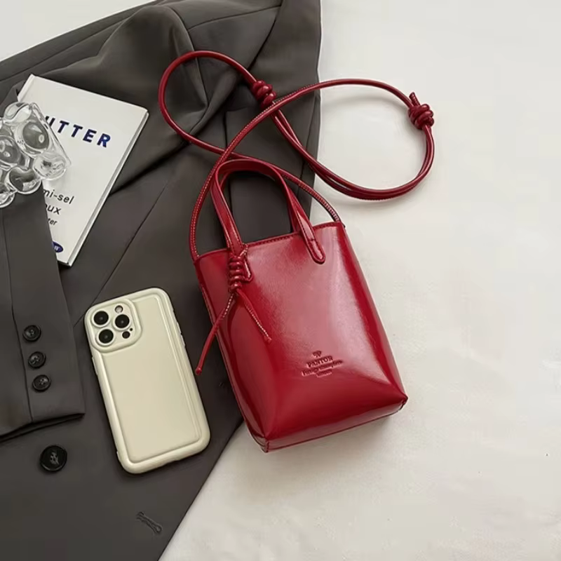 Sac bandoulière mini en cuir PU pour femme