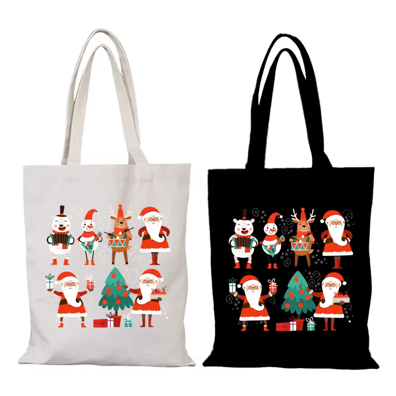 Sac personnalisé mode fourre-tout femme dessin animé femmes sac à main cadeaux de noël sacs