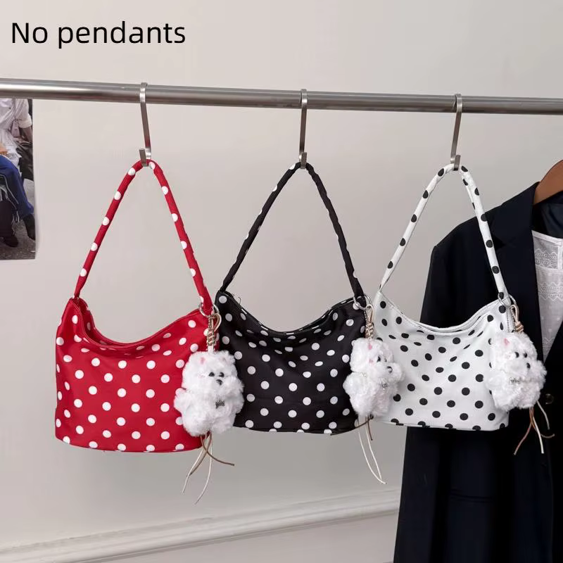 Sac fourre-tout à pois mignon pour femmes
