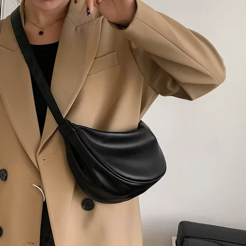 2026 Nouvelle mode femmes Hobos Sac en cuir souple sacs à bandoulière
