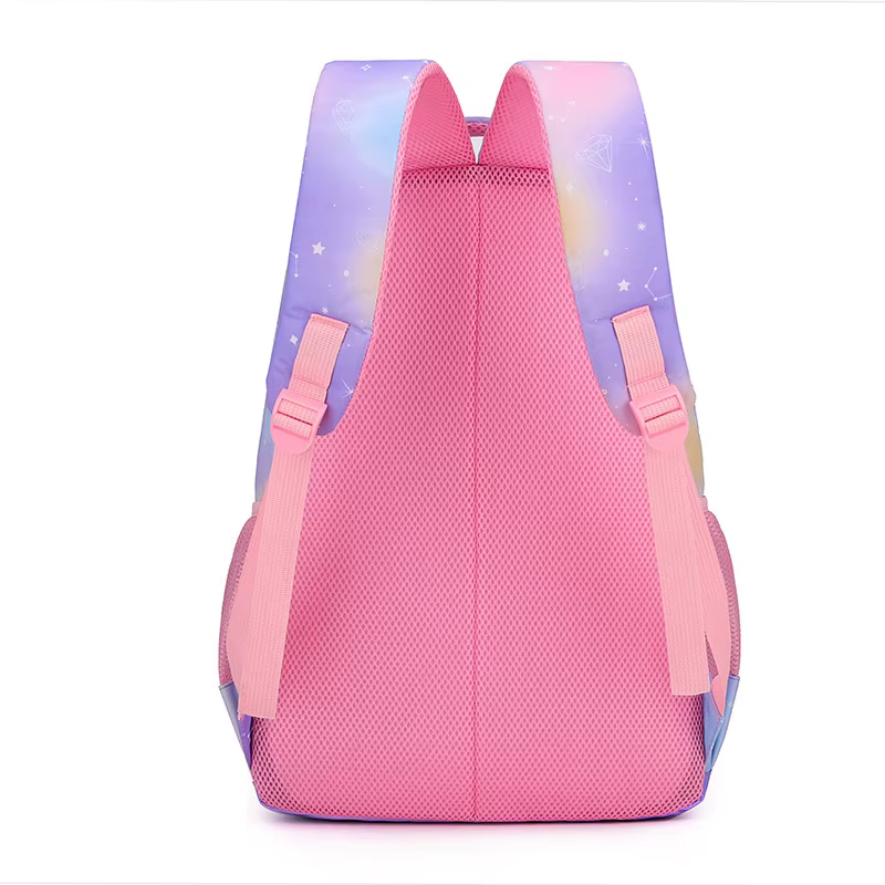 Sac à dos de mode de haute qualité pour filles élèves du primaire niveaux 3-6 dégradé de couleur Campus Double sac à bandoulière