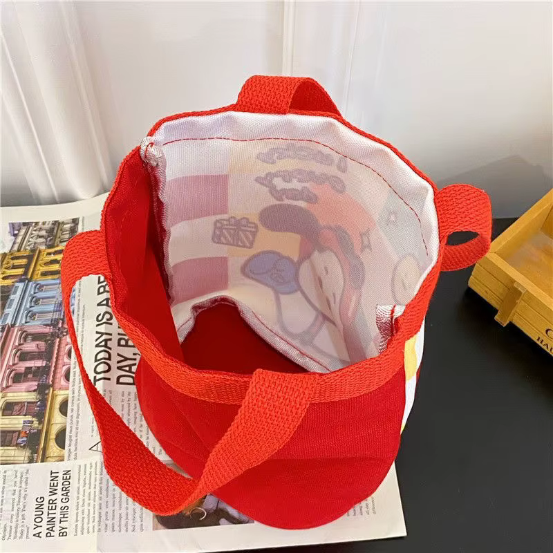 Sac fourre-tout décontracté en toile pour femme