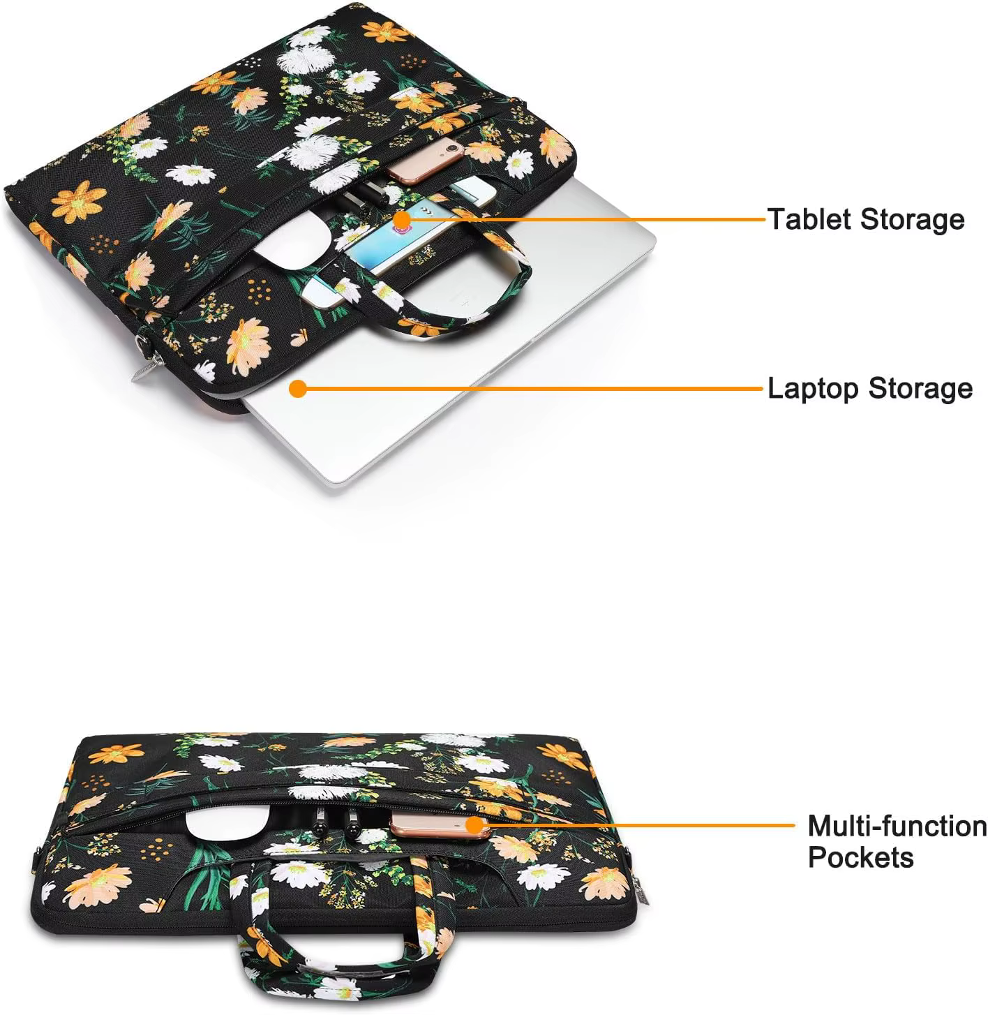 Sacoche pour ordinateur portable pour femmes et hommes
